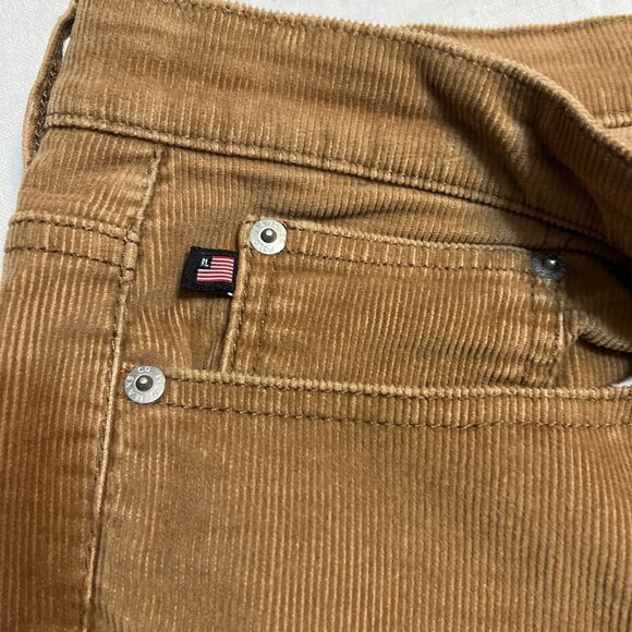 Ralph Lauren Polo Jeans Co Women’s Size 10 Corduroy Pants Brown Bootcut Y2K - Picture 4 of 8